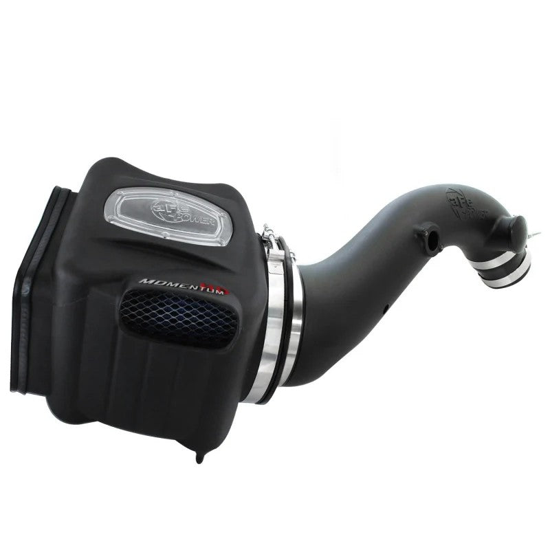aFe Momentum HD PRO 10R Stage-2 Si sealed air intake system with clear sight window for 6.6L LB7 Duramax diesel