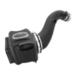 aFe Momentum HD Stage-2 Si intake system with black sealed housing and large Pro DRY S air filter for GM 6.6L LB7