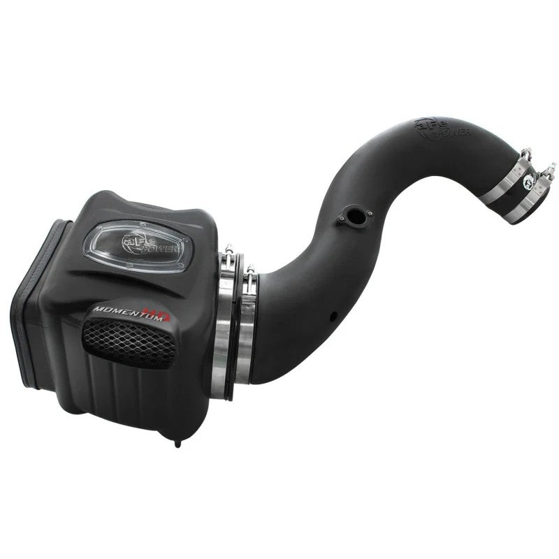 aFe Power Momentum HD Stage-2 Si intake system with sealed housing and oil-free Pro DRY S filter.