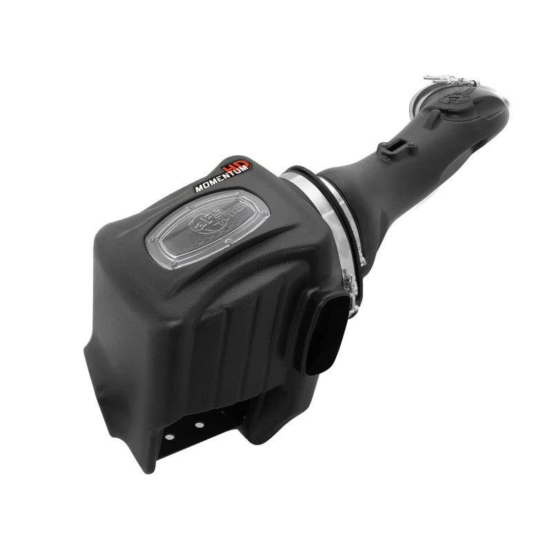 aFe Power Momentum HD Stage-2 Si intake with rotomolded housing and Pro DRY S filter for 2011-2016 Ford 6.7L diesel.