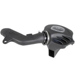 aFe Power Momentum Stage-2 Si intake system with rotomolded airbox, sight window, and polished aluminum intake tube