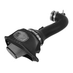 aFe Power Momentum Pro DRY S cold air intake system with black roto-molded housing and clear inspection window.