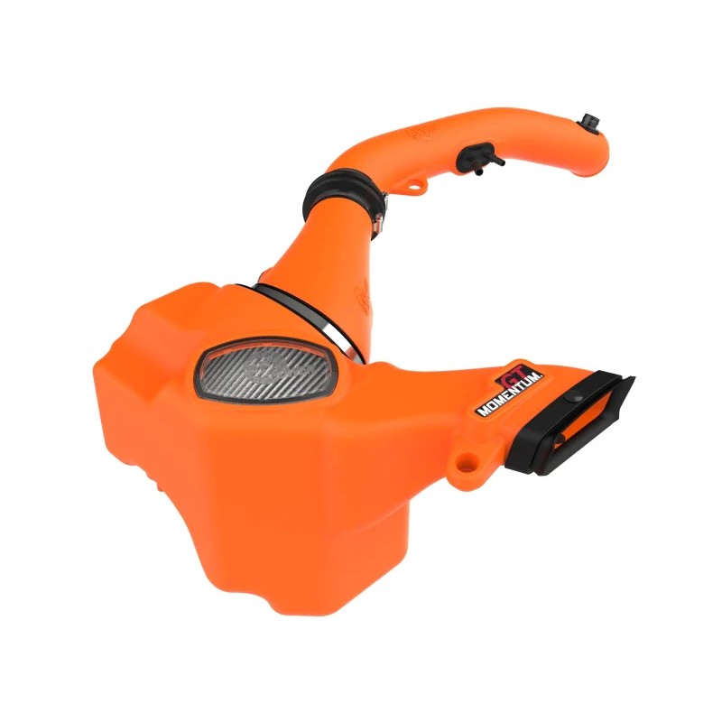 aFe Power Momentum GT intake for Ford Ranger Raptor featuring XLPE housing, clear sight window, and Pro DRY S filter.