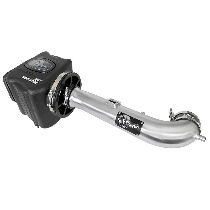 aFe Momentum XP Cold Air Intake with brushed aluminum tube, XLPE housing, and Pro 5R filter for 2014-2020 GM vehicles