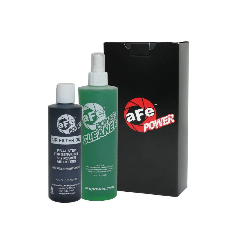aFe Power Air Filter Restore Kit with 12oz Spray Cleaner and 8oz Black Squeeze Oil