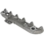 aFe Power BladeRunner ductile iron exhaust manifold with EGR flange and EGT ports for 6.7L Cummins diesel engines.