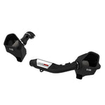 aFe POWER Magnum FORCE Stage-2 intake with dual oil-free Pro DRY S filters and black XLPE housings for BMW S55 engines.