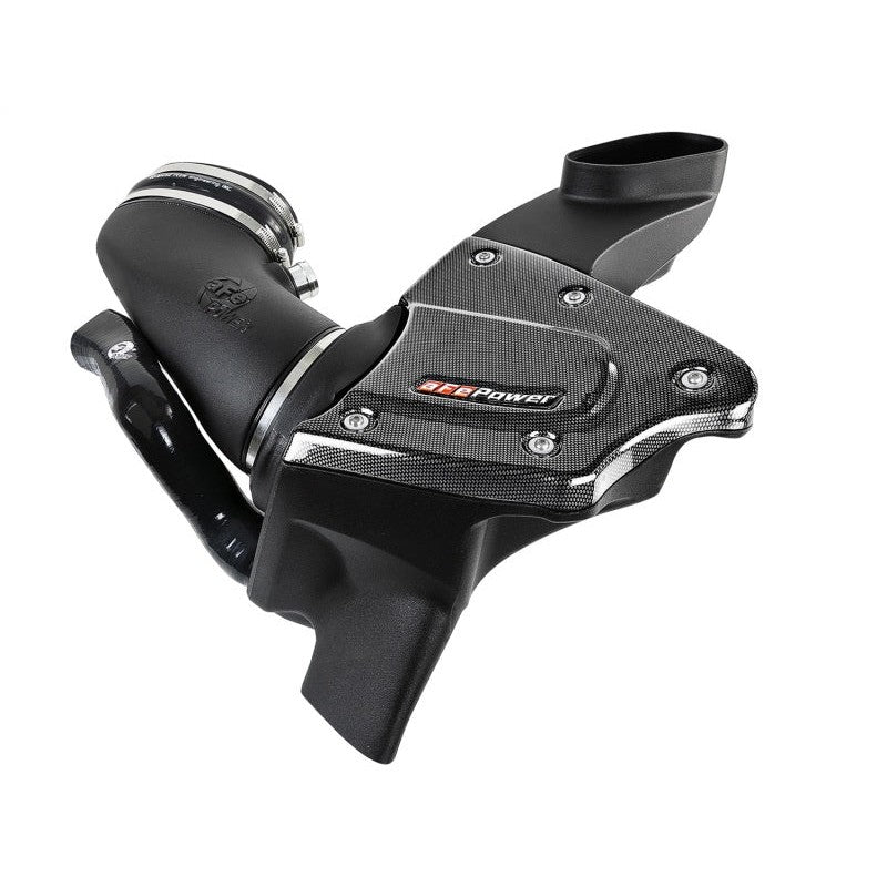 aFe POWER Magnum FORCE Stage-2Si sealed intake system with carbon fiber finish cover for BMW M3 S65 V8.