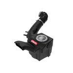 aFe POWER Momentum GT intake system with black XLPE housing, clear sight window, and blue Pro 5R air filter.