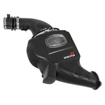 aFe POWER Momentum GT cold air intake system with black XLPE housing and Pro Dry S filter for Nissan Patrol Y61