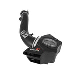 aFe POWER Momentum GT cold air intake with black roto-molded housing, clear sight window, and Pro DRY S air filter.