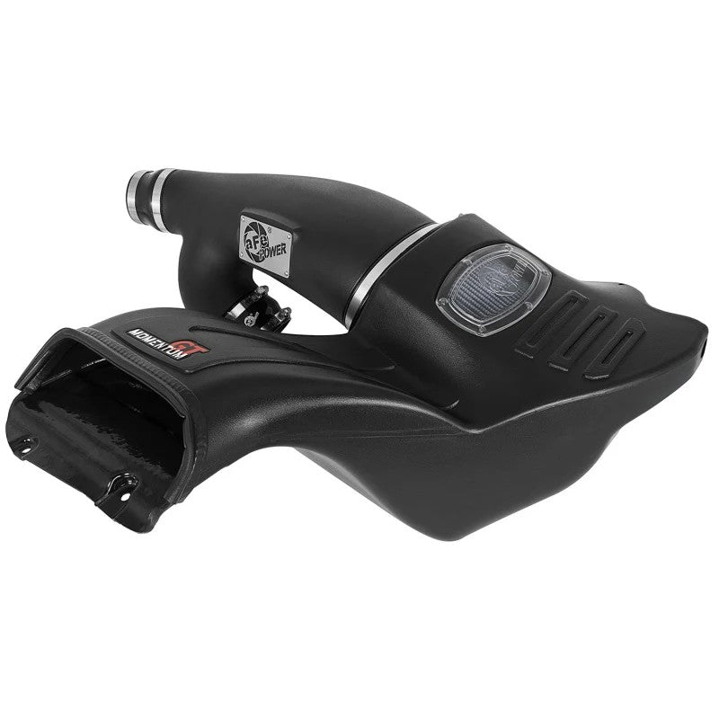 aFe POWER Momentum GT intake system with roto-molded sealed housing and 9-inch tall filter for Ford F-150 3.5L EcoBoost.