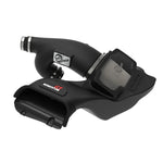 aFe POWER Momentum GT cold air intake system with black XLPE housing and Pro DRY S filter for 2021-2026 Ford 3.5L engines