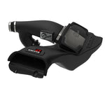 aFe POWER Momentum GT intake system with black XLPE housing, clear inspection window, and Pro DRY S air filter.