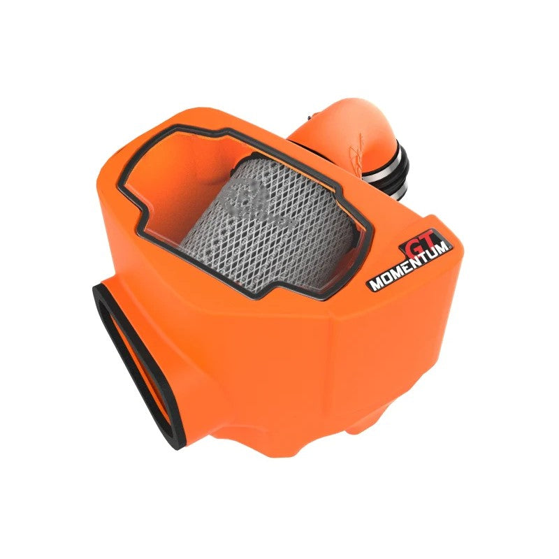 aFe POWER Momentum GT Orange Edition intake system with XLPE housing and Pro DRY S filter for Toyota Land Cruiser J250.