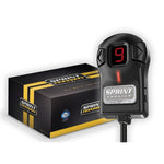 aFe Power Sprint Booster throttle response controller with plug-and-play wiring harness and mode selector switch
