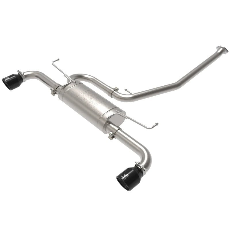 aFe POWER Takeda 304 stainless steel cat-back exhaust system with dual 4 inch black tips for 2019-2024 Toyota RAV4