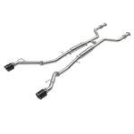 aFe POWER Takeda 2.5 inch 304 stainless steel cat-back exhaust with dual 4.5 inch carbon fiber tips for 2023-2025 Nissan Z