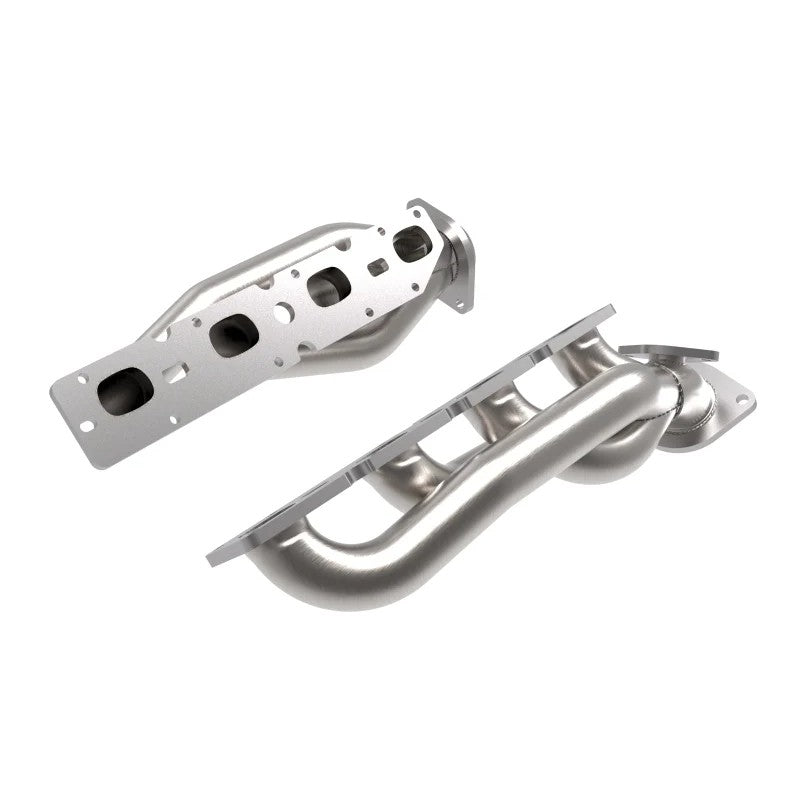 aFe Power Twisted Steel 304 stainless steel shorty headers with heavy-duty flanges for 2019-2022 Ram 2500/3500 6.4L