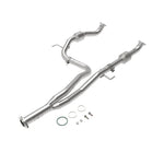 aFe Power Twisted Steel 409 stainless steel Y-pipe with dual catalytic converters for 2016-2020 Toyota Tacoma 4WD