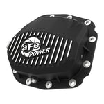 aFe POWER Pro Series black cast aluminum rear differential cover with cooling fins and oil sight glass for Ford F-150