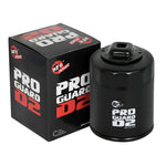 aFe Power ProGuard D2 canister oil filter with integrated 3/8 inch nut and 600 lb burst strength canister