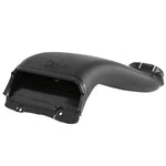 Black LLDPE dynamic air scoop for aFe POWER Quantum and Magnum FORCE Stage-2 intake systems.