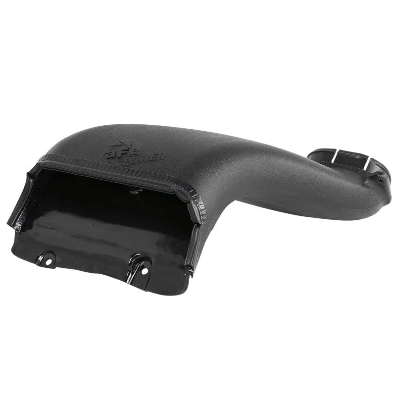 Black LLDPE dynamic air scoop for aFe POWER Quantum and Magnum FORCE Stage-2 intake systems.