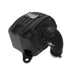 aFe Power Quantum intake with black XLPE housing, intake tube, and blue Pro 5R 360-degree radial flow air filter.