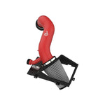 aFe Power Rapid Induction Red Edition cold air intake with wrinkle-red 3-inch aluminum tube and Pro DRY S filter