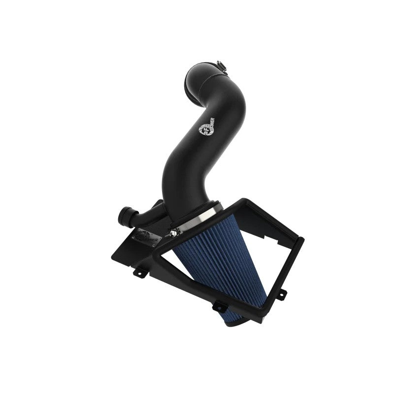 aFe POWER Rapid Induction intake kit with wrinkle-black aluminum tube and blue Pro 5R filter for VW GTI MKVIII