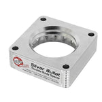 aFe Silver Bullet 6061-T6 billet aluminum throttle body spacer with gaskets and mounting hardware for Nissan/Infiniti 3.5L