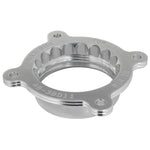 aFe Power Silver Bullet 6061-T6 aluminum throttle body spacer with serrated helix bore for Toyota V6-4.0L engines.