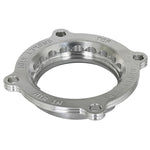 aFe Power Silver Bullet 6061-T6 billet aluminum throttle body spacer with serrated helix design