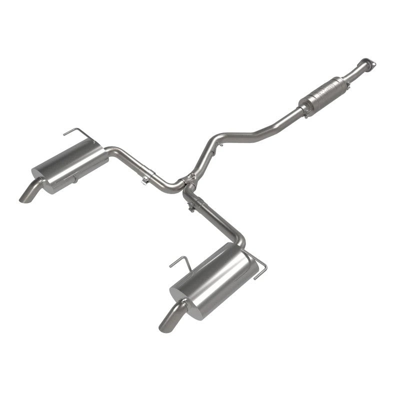 aFe Takeda 304 stainless steel cat-back exhaust with mandrel-bent tubing and mufflers for 2020-2025 Subaru Outback XT
