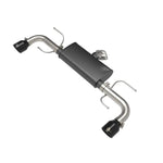 aFe Power Takeda axle-back exhaust system for Mazda CX-5 with 2.5-inch stainless tubing and dual 4-inch black tips.