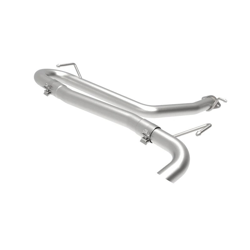 aFe Takeda 2-1/2 inch 304 stainless steel mandrel-bent muffler-delete axle-back exhaust for 2018-2023 Hyundai Kona.