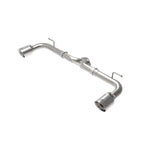 aFe Takeda 2.5 inch 304 stainless steel axle-back exhaust with dual 4.5 inch polished tips for 2014-2018 Mazda 3