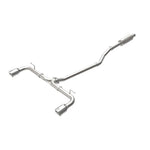 aFe Takeda 2.5 inch 304 stainless steel cat-back exhaust system with dual 4.5 inch polished tips for 2014-2018 Mazda 3.