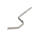 aFe Takeda 3 inch 304 stainless steel mid-pipe with MIG welds and OE-style flange for 2020-2024 Kia Forte GT.