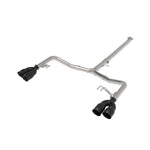 aFe Takeda 304 stainless steel axle-back exhaust with quad black tips for 2021-2024 Kia K5 GT