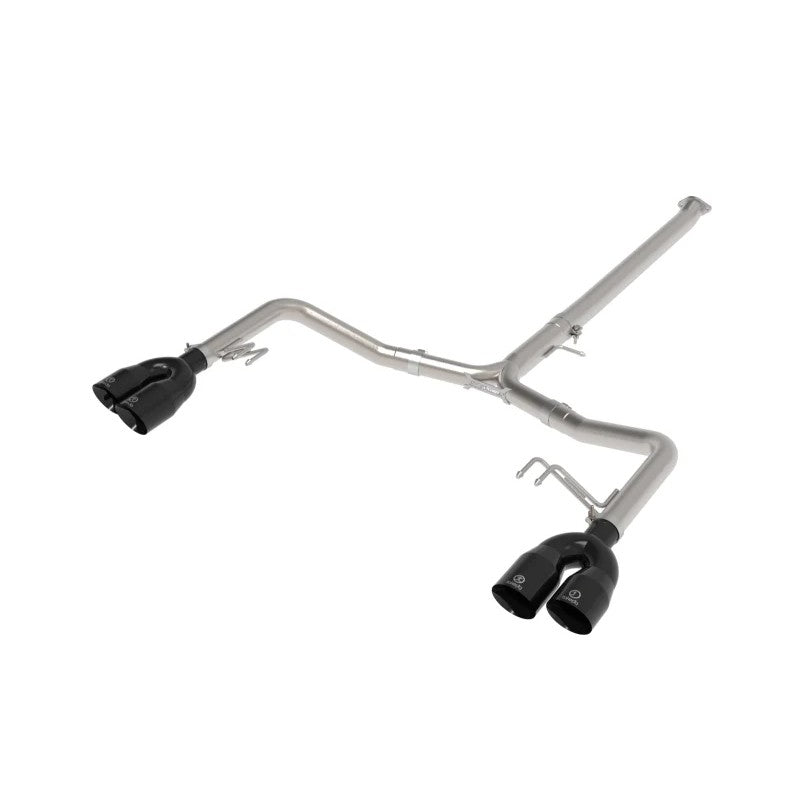 aFe Takeda 304 stainless steel axle-back exhaust with quad black tips for 2021-2024 Kia K5 GT