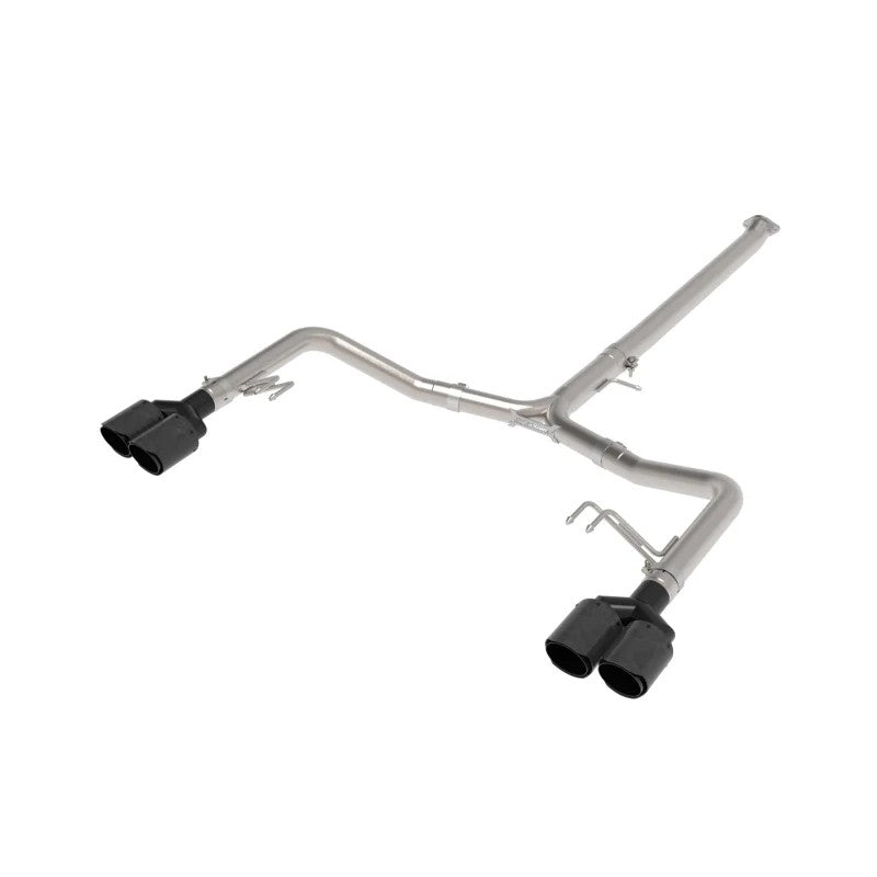 aFe Takeda 304 stainless steel axle-back exhaust system with quad carbon fiber tips for 2021-2024 Kia K5 GT