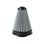 aFe Takeda Pro DRY S performance air filter with 3.5 inch flange and inverted base