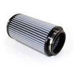 aFe Takeda Pro DRY S oil-free air filter with grey synthetic media and 3.5 inch flange