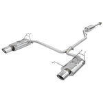 aFe Takeda 304 stainless steel cat-back exhaust system with dual polished oval tips for 2008-2012 Honda Accord V6.