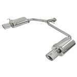 aFe Takeda 304 stainless steel axle-back exhaust with dual polished mufflers and double-wall tips for Honda Accord