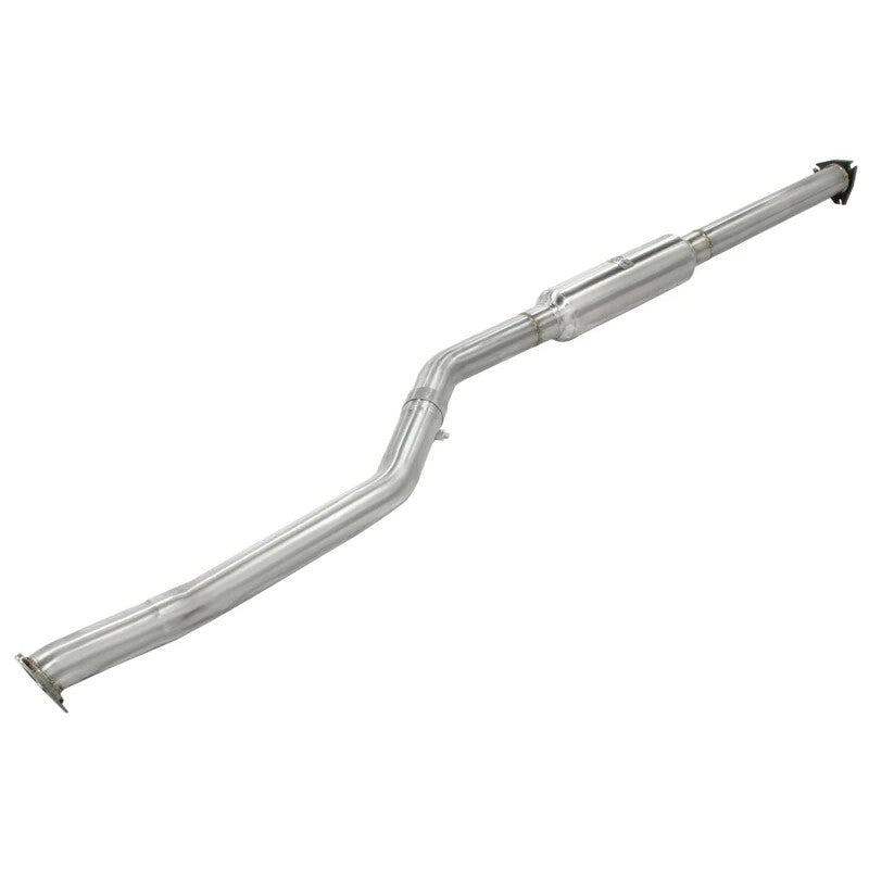aFe Takeda brushed 304 stainless steel mid-pipe with resonator for 2013-2017 Honda Accord V6.