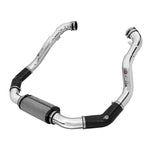 aFe Takeda Stage-2 polished aluminum cold air intake system with Pro DRY S filters for 2009-2020 Nissan 370Z.