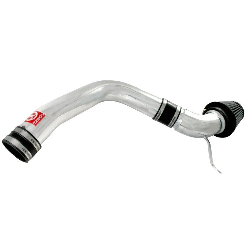 Polished aluminum aFe Takeda Stage-2 PDS air intake system with oil-free Pro DRY S filter for Acura TL and Honda Accord